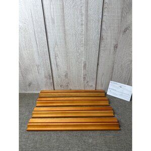 Yellow Mountain Imports Classic Wooden Mahjong Game Racks 18" Set of 4 Mahogany